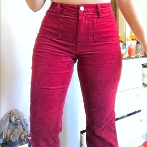 70’s corduroy flare denim